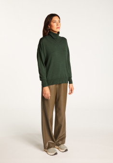 Turtleneck sweater in merino wool - Alisa