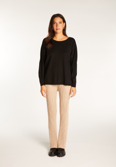 Loose-fit fine merino wool sweater - Azel