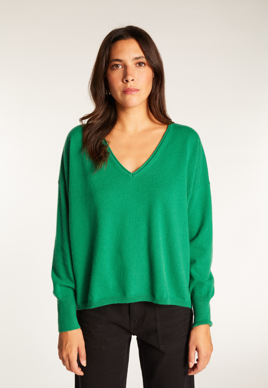 Short cashmere sweater - Alex