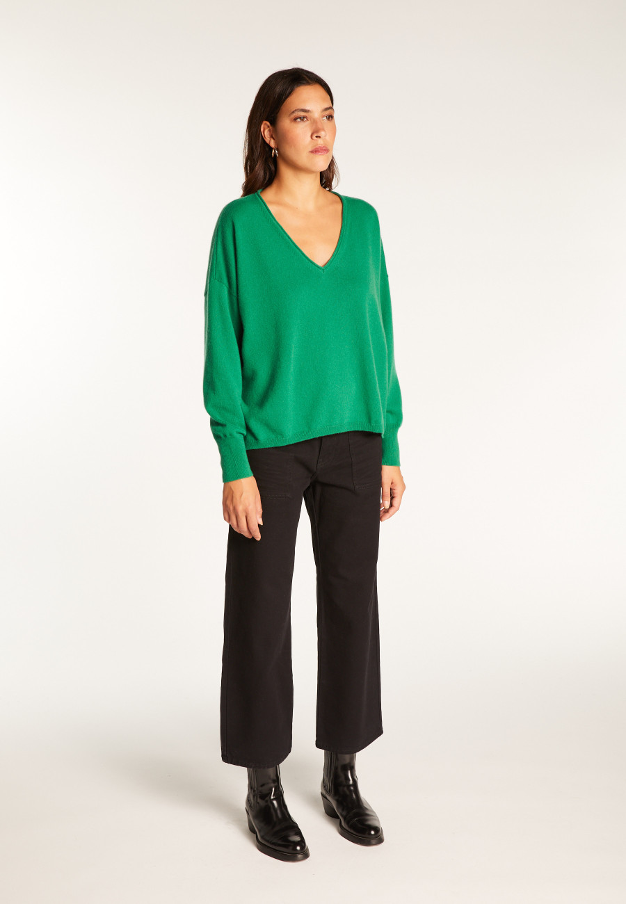 Short cashmere sweater - Alex