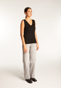 Tank top in bamboo cashmere fiber - Rianna