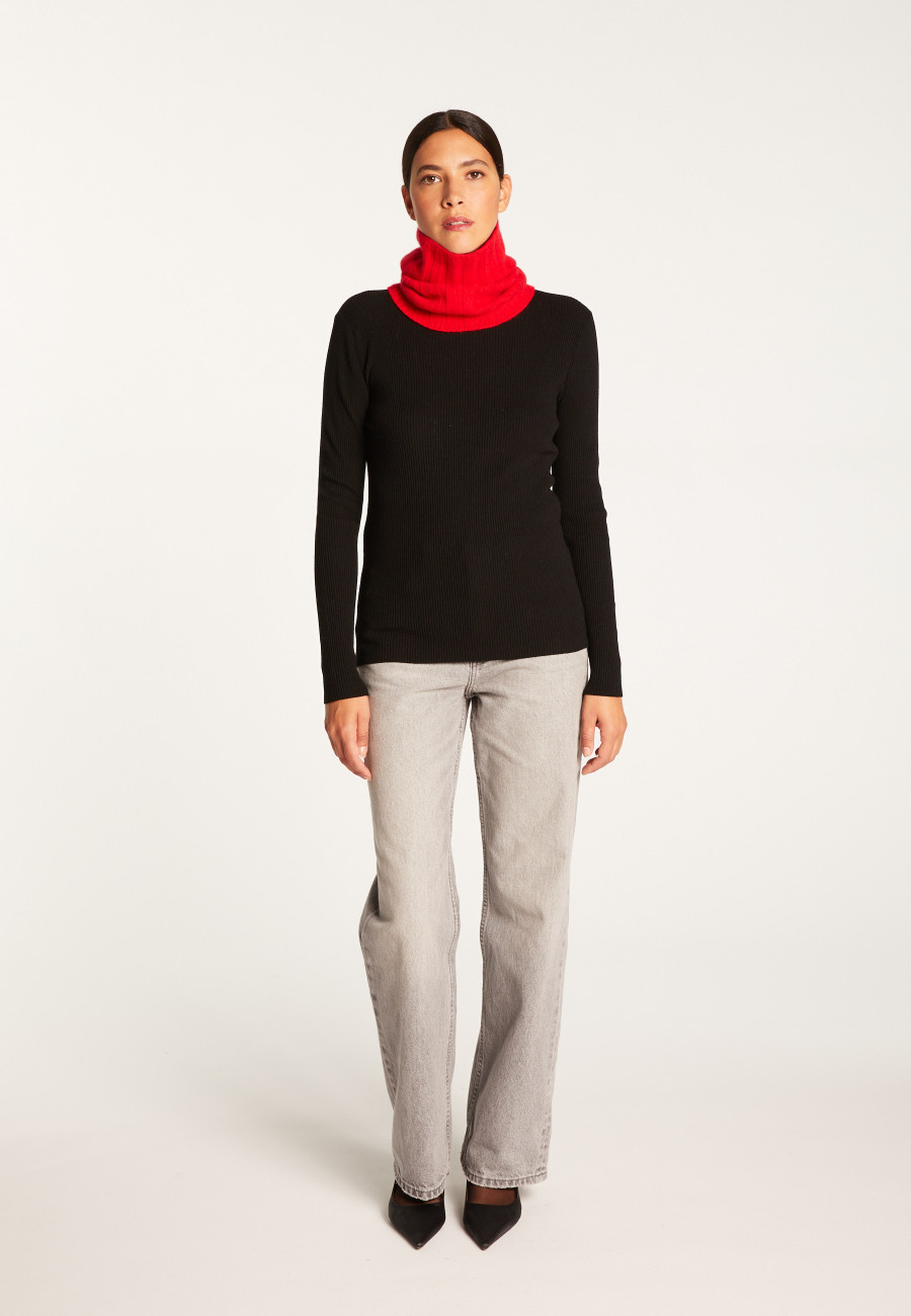 Unisex neck warmer in cashmere - Lisa