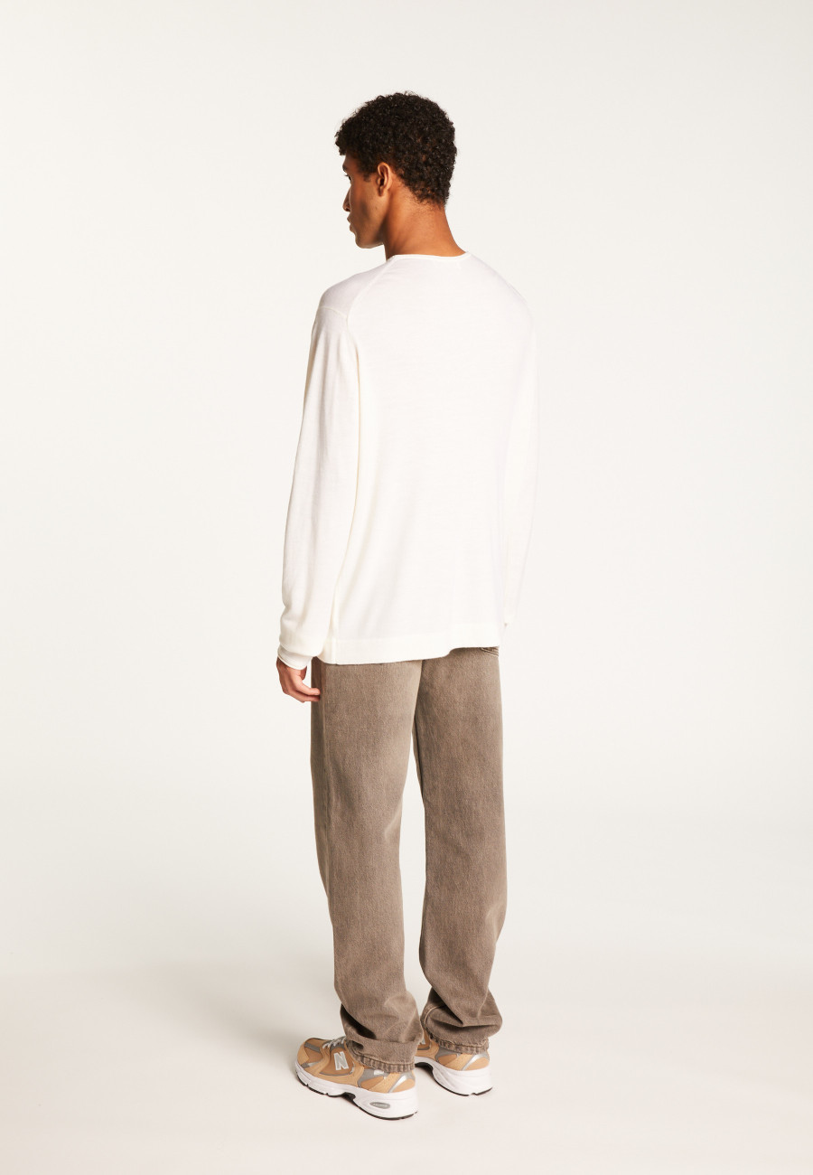 Merino Wool Crewneck Sweater - Erin