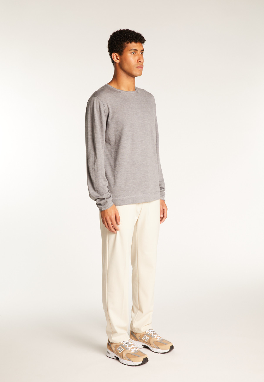 Merino Wool Crewneck Sweater - Erin