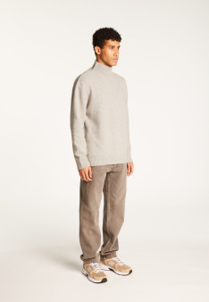 Cashmere Blend High Neck Sweater - Tiago