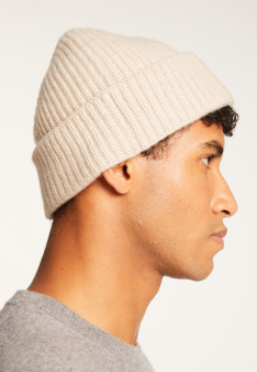 Unisex Merino Wool Beanie - Line