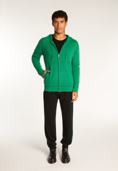 Cashmere Hooded Zip-Up Jacket - Emilien