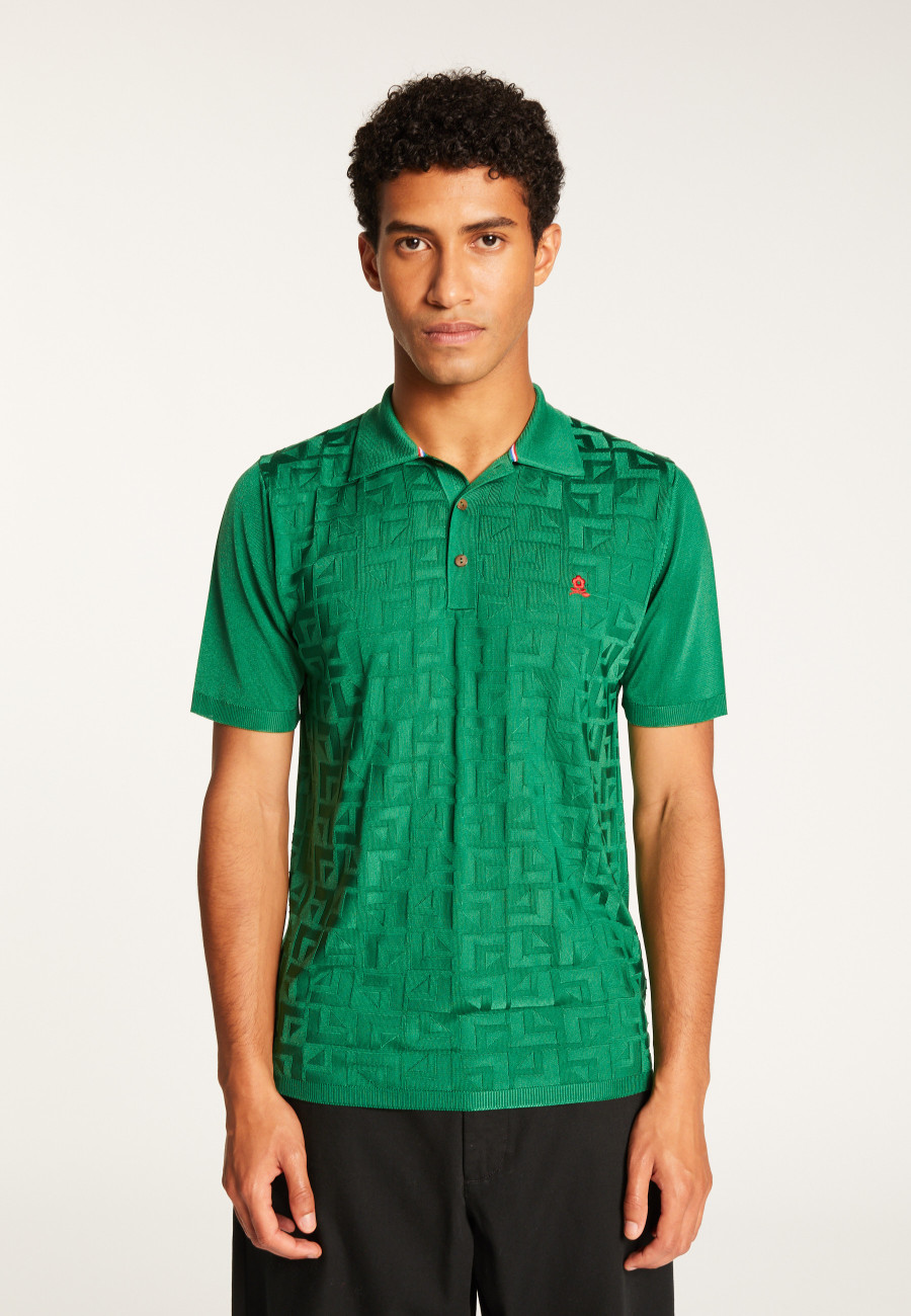 Fil Lumière patterned polo shirt - Juan