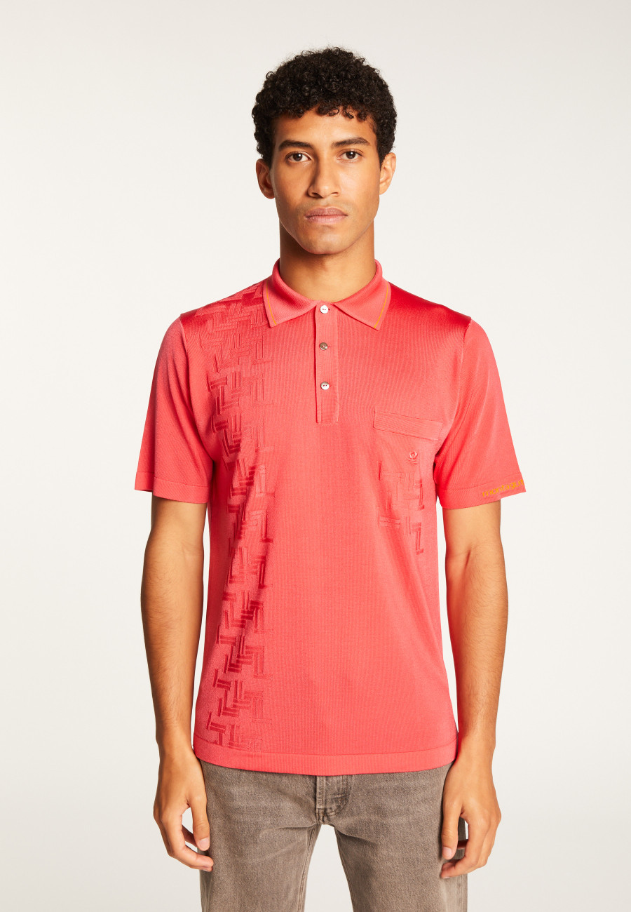 Fil Lumière patterned polo shirt - Stanley