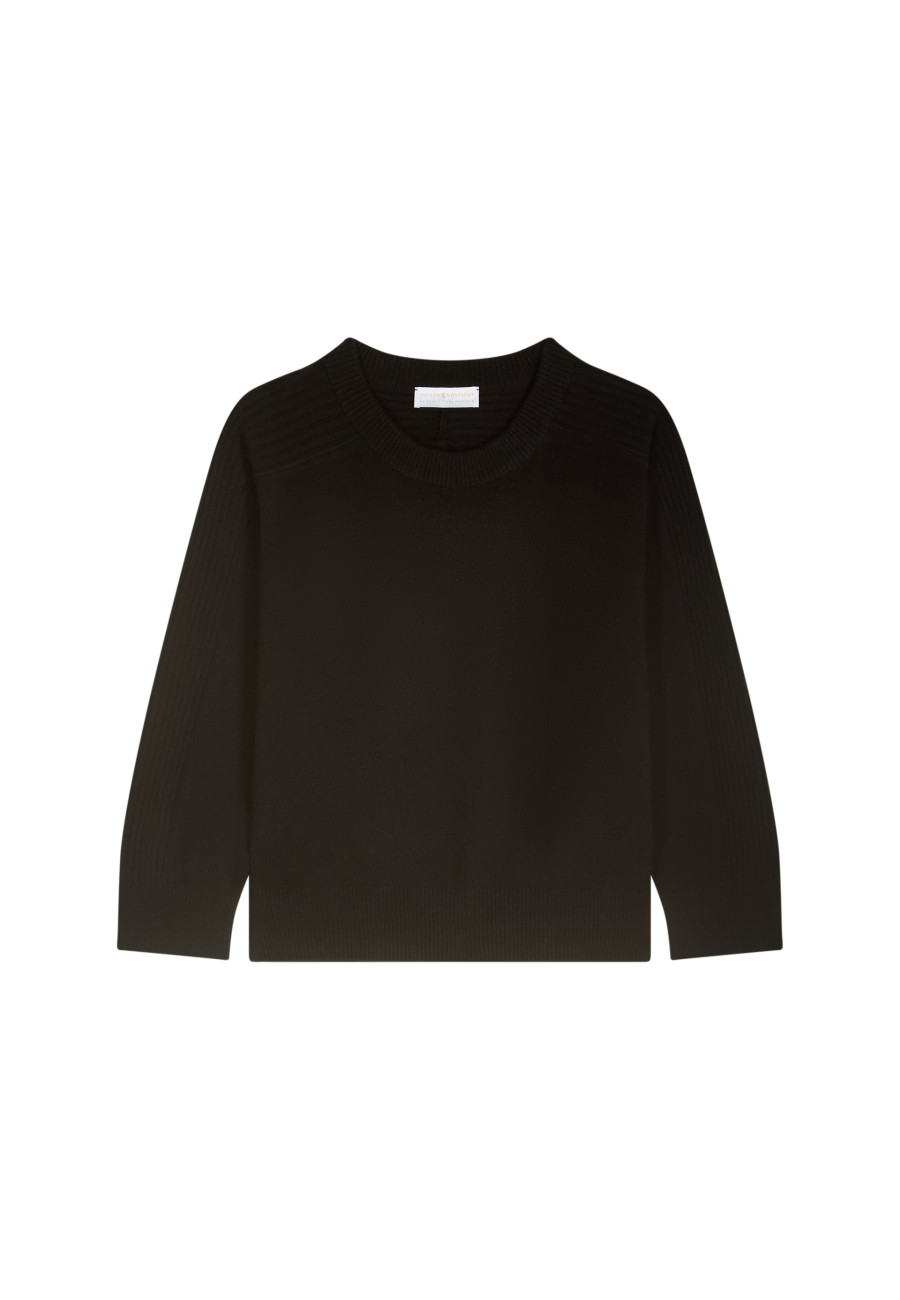 Round neck sweater in merino wool - Rosalie