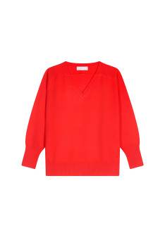 V-neck sweater in merino wool - Robine