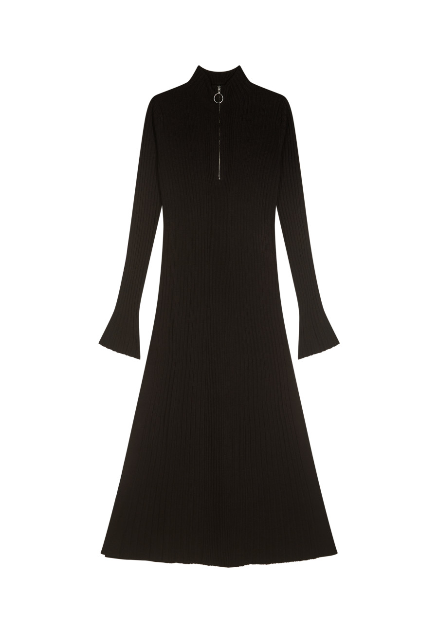 Long dress in wool blend - Renata