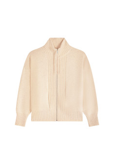 Zipped cashmere vest - Agnes