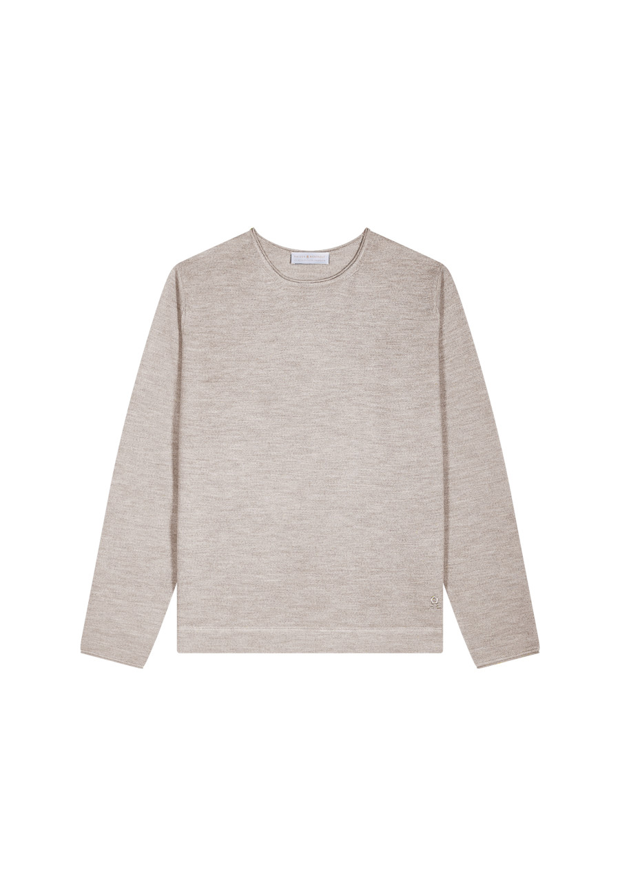 Merino Wool Crewneck Sweater - Erin