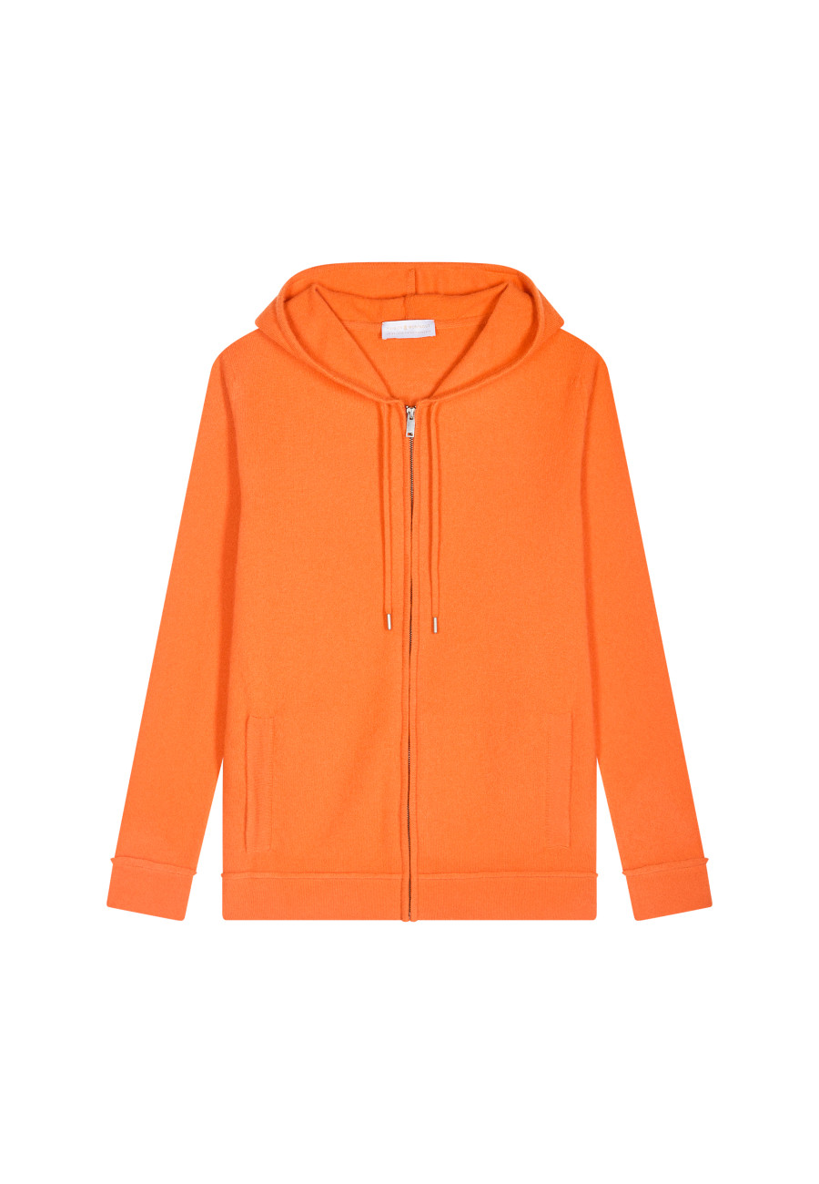 Cashmere Hooded Zip-Up Jacket - Emilien