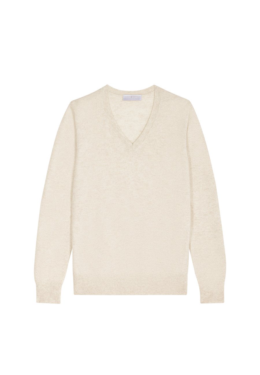 V-neck cashmere sweater - Abel