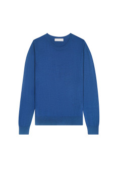 Round neck merino wool sweater - Asena