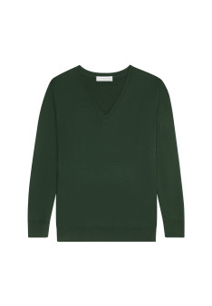 V-neck merino wool sweater - Arya