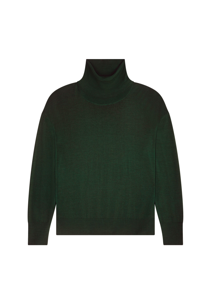 Turtleneck sweater in merino wool - Alisa