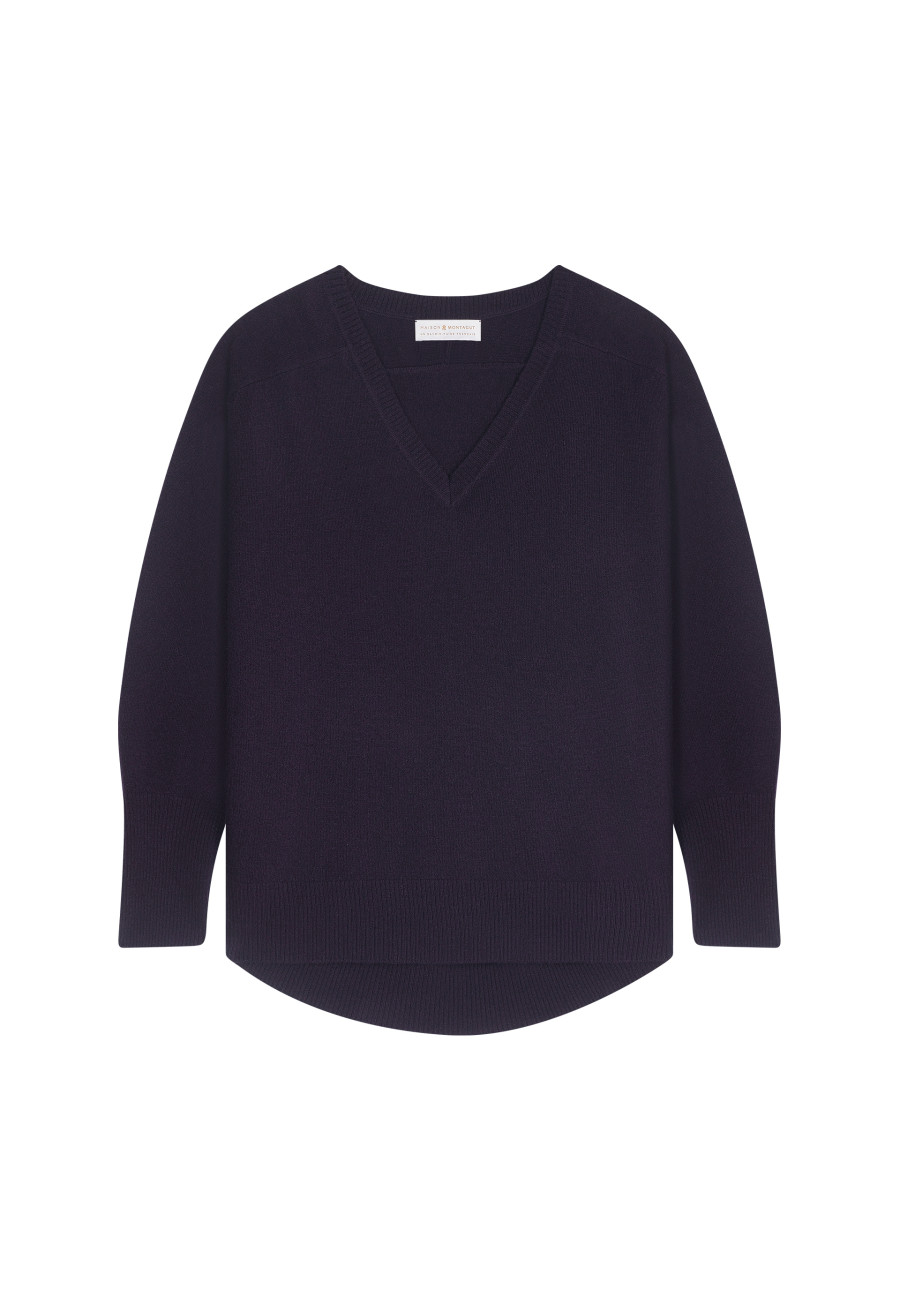 V-neck sweater in merino wool - Robine