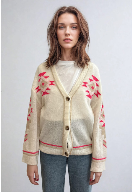 Wool Blend Cardigan - Frankie