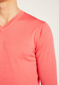 Long-sleeved merino wool sweater - Elmo