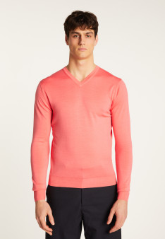 Long-sleeved merino wool sweater - Elmo