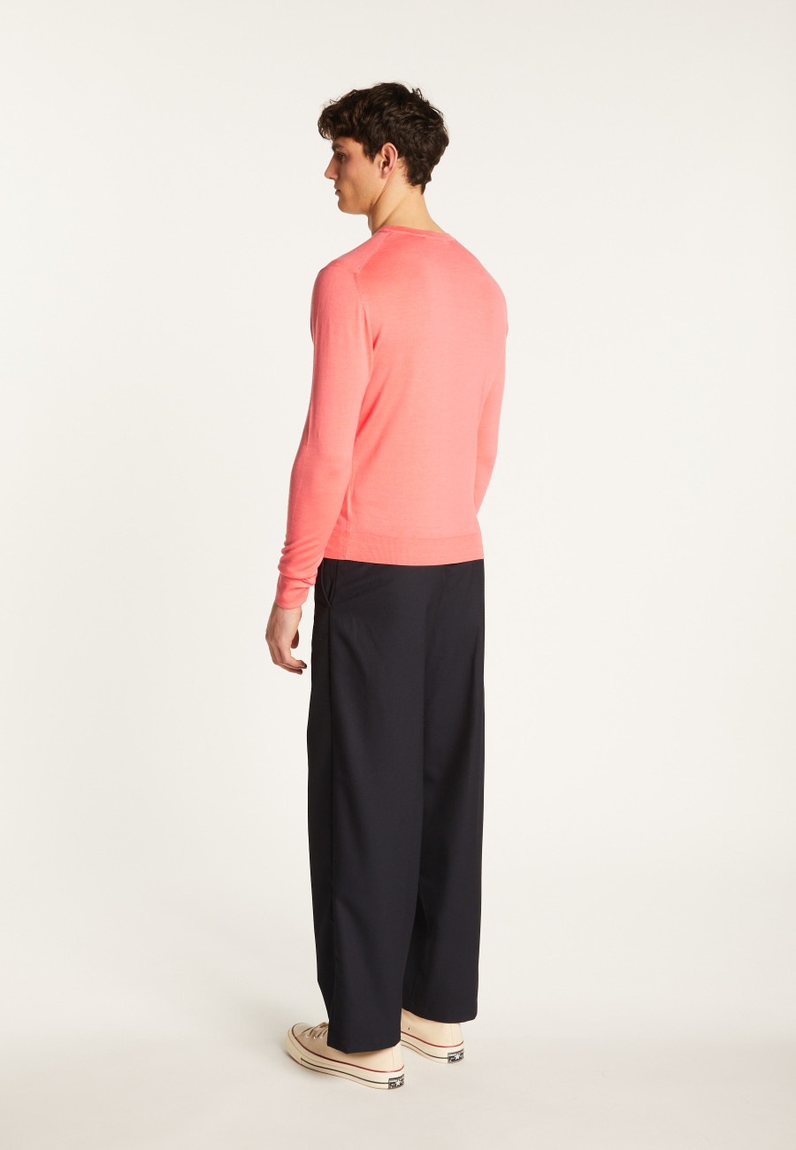 Long-sleeved merino wool sweater - Elmo