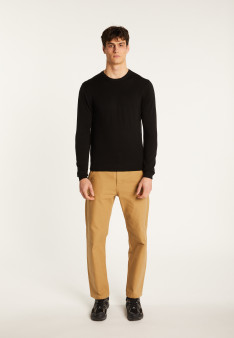 Merino Wool Crew Neck Sweater - Eddie