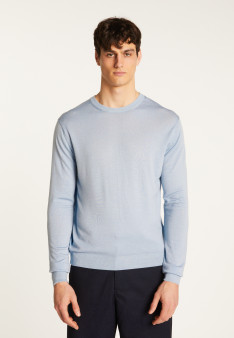 Merino Wool Crew Neck Sweater - Eddie