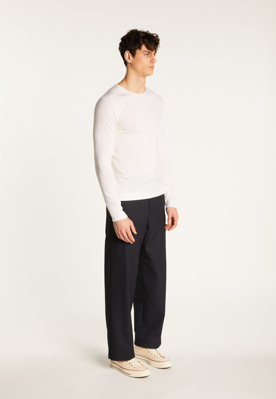 Merino wool crew neck sweater - Erin