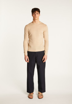 Merino wool crew neck sweater - Erin