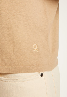 Cotton and linen polo shirt - Iouri