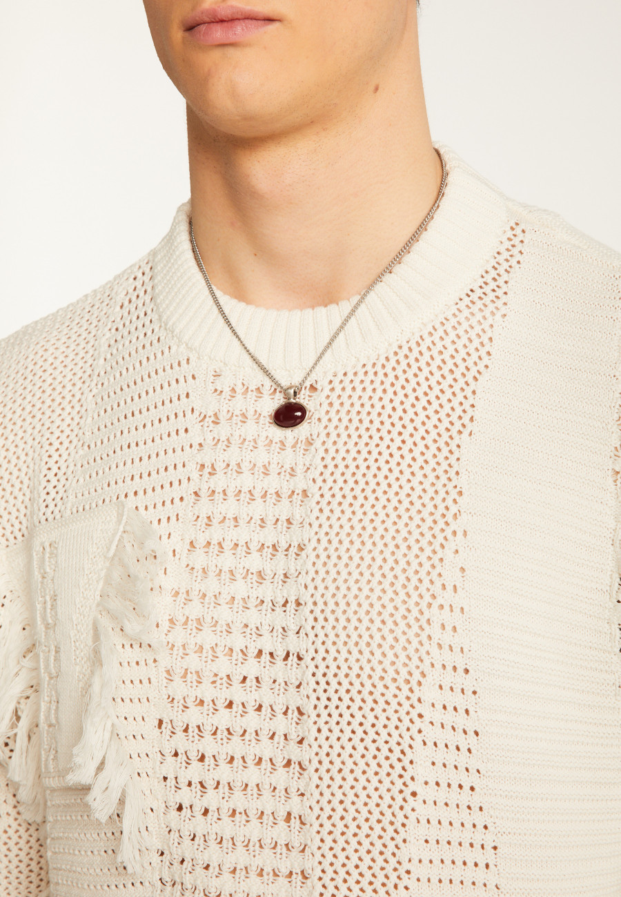 Openwork cotton sweater - Marlow