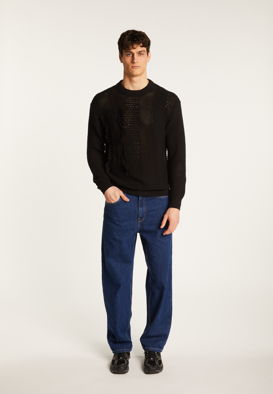 Openwork cotton sweater - Marlow
