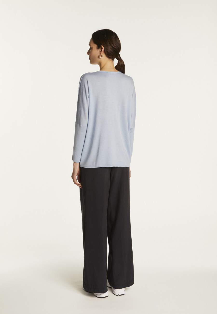 Merino wool V-neck sweater - Boxe