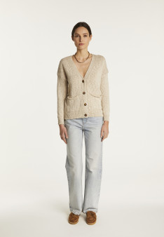 Cotton and linen cardigan - Naïs