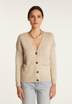 Cotton and linen cardigan - Naïs