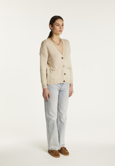 Cotton and linen cardigan - Naïs