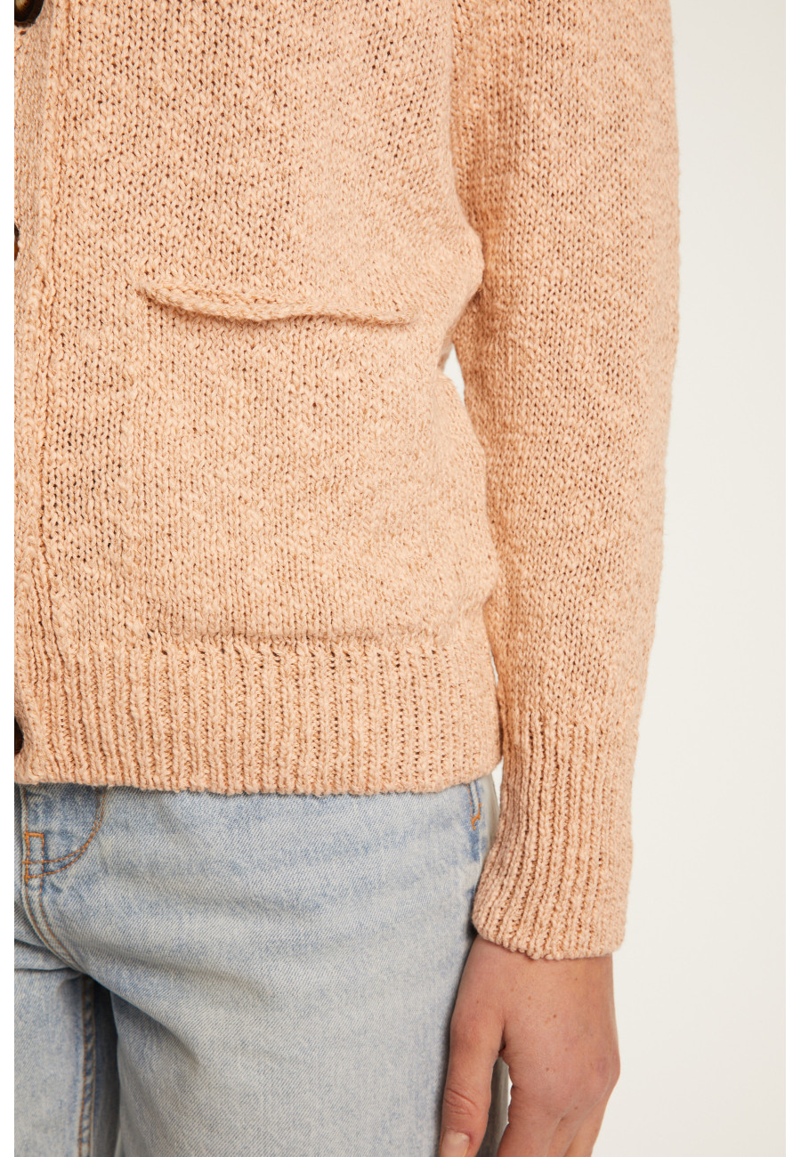 Cotton and linen cardigan - Naïs