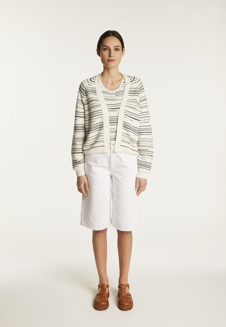 Striped cotton vest - Darcy