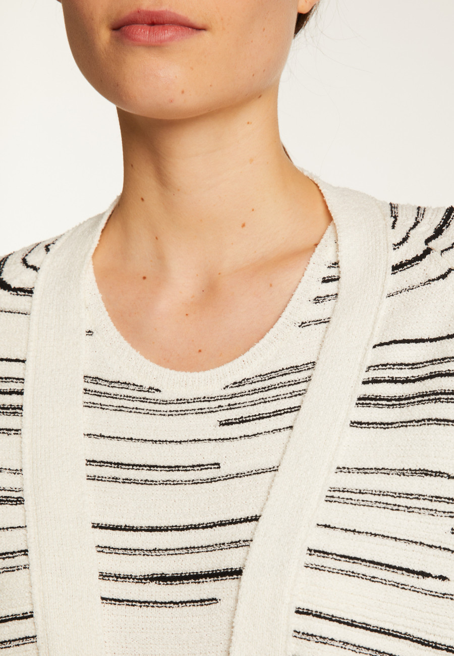 Striped cotton vest - Darcy