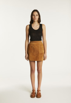 Slub linen tank top - Maitena