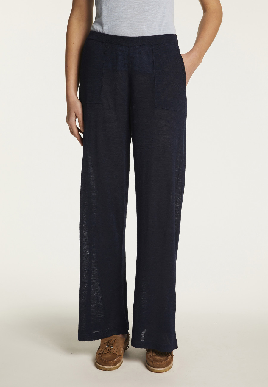 Flamed linen pants - Debora