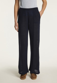 Flamed linen pants - Debora