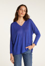 Batwing sleeve sweater in slub linen - Balou