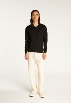 Merino wool long sleeve sweater - Elmo