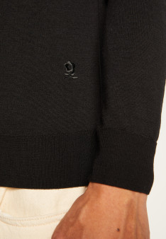 Merino wool long sleeve sweater - Elmo