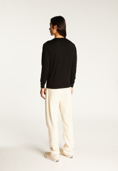 Merino wool long sleeve sweater - Elmo