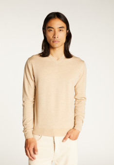 Merino wool long sleeve sweater - Elmo